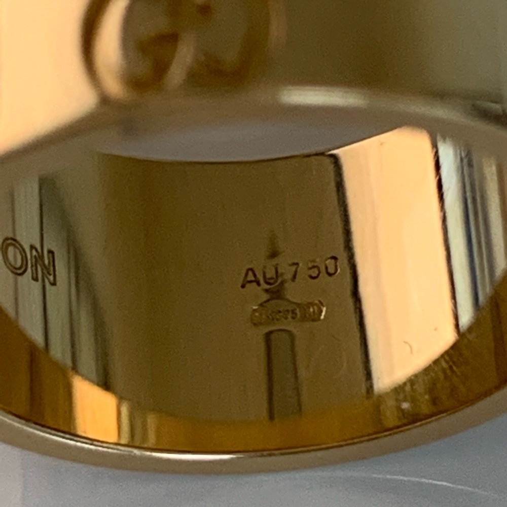 Icon Gucci 18k Gold Ring with Logo - Picture 4 of 6
